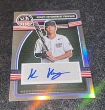 Kekahupono Kong 2023 Panini USA Stars & Stripes Silver Holo Rookie Auto #6/25