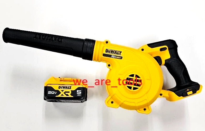 Dewalt DCE100 20V Cordless Blower, 1) DCB205 Battery 20 Volt