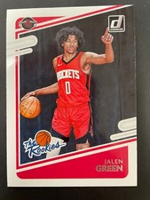 Jalen GREEN RC 2021-22 Panini Donruss The Rookies #2 Houston Rockets