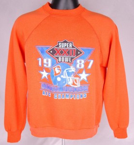 orange broncos sweatshirt