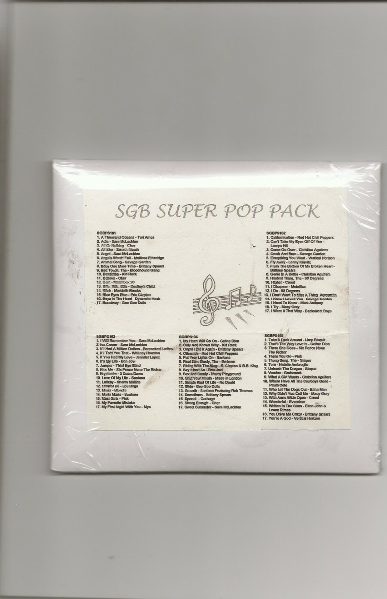 SGB SUPER POP PACK CD+G | eBay