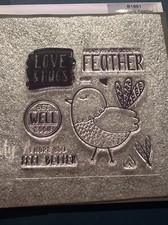 Close to My Heart Stamp B1651 Under the Feather