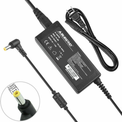65W AC Adapter Charger For Acer S232HL LCD Monitor Power Supply Cord 5.5*1.7mm