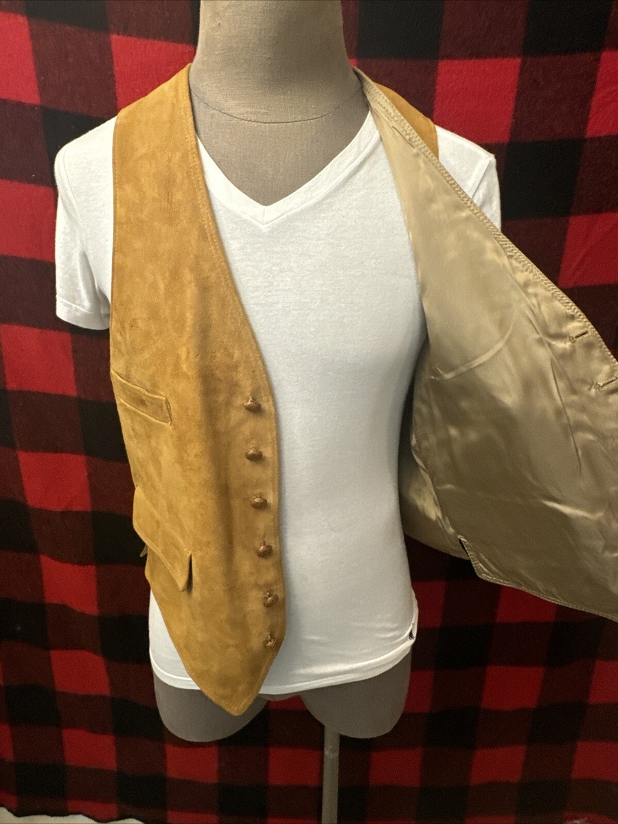 1970s Chaps By Ralph Lauren L 44 USA Union Made Suede