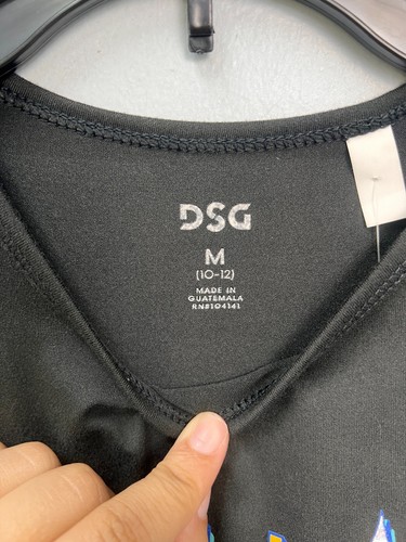DSG Movement Performance Lightweight Black Tank Top Graphic "Run" Racerback - Picture 2 of 5