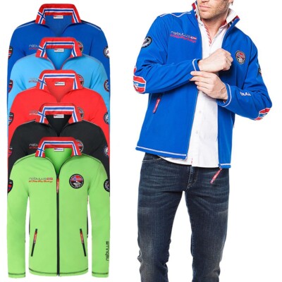Herren Fleecejacke durchgehender Reißverschluss Polar Arbeit Outdoor warm Anti Pille Mantel obere Tasche
