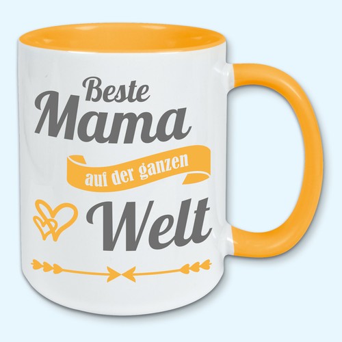 Tasse Beste Mama auf der ganzen Welt Kaffeebecher Geschenk - Bild 24 von 24