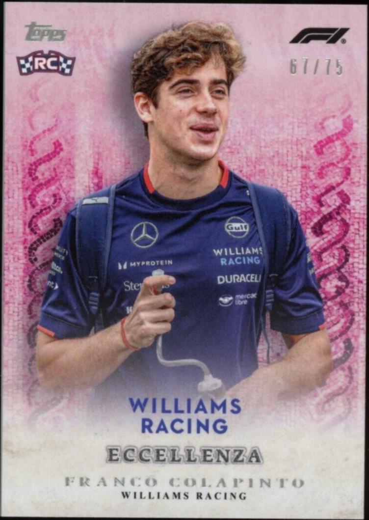 Carte Formula 1 2024 Topps Eccellenza – Franco Colapinto Violet /25 (RC, Williams)