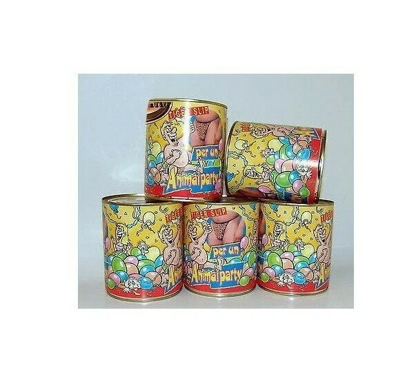 Mutande Slip Spiritoso TIGRATE Animal in Latta Festa Compleanno Gift Party Tigre