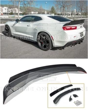 For 16-Up Chevrolet Camaro ALL 1LE Wicker bill Extended Style Rear Trunk Spoiler