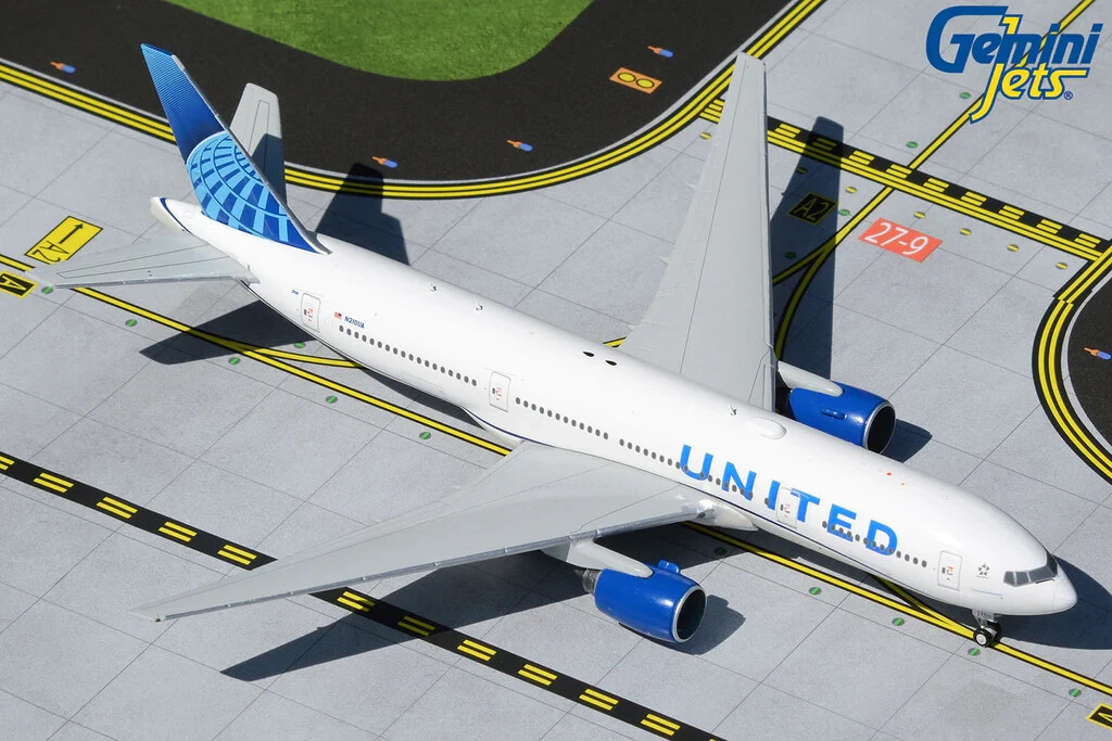 1/400  ユナイテッド航空　ボーイングＢ７７７－２００　Ｎ７７２ＵＡ United Airlines B777-200 New Livery N210UA 1:400 Gemini Jets