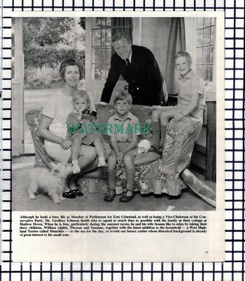(8434) Herr Geoffrey Johnson Smith Abgeordnete Jeanne Hadlow Down Sussex - 1967 Schnitt