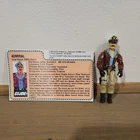 GI Joe 1985 Admiral Keel Haul Figure Card