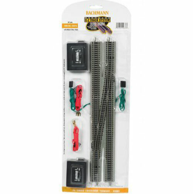#ad Bachmann EZ Track #6 Single Crossover Right Turnout Remote N Scale 44876 $86.12