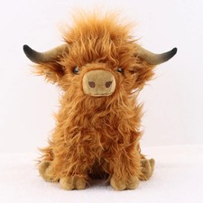 Highland Cow Plush Doll   28 cm Cute Cuddly Stuffed Animal