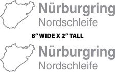 Nurburgring Nordschleife - Cut Vinyl Sticker - Pick Your Color - Racing Decal