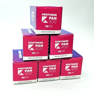 Kentmere Pan 400 Black and White B&W 35mm Film Roll, 36 exposures