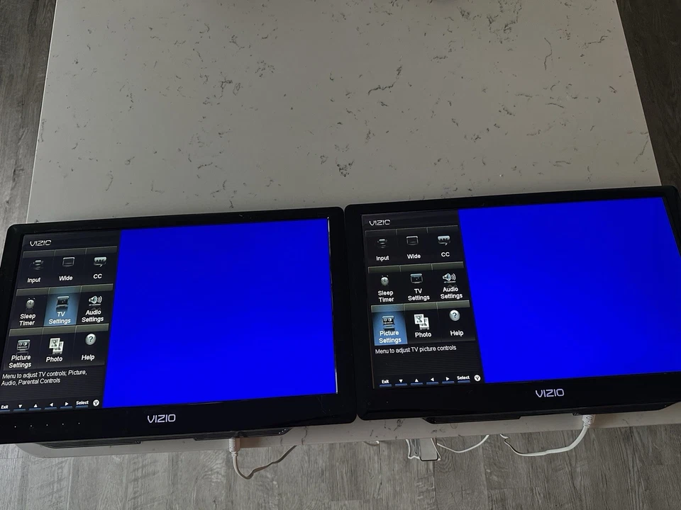 Pair of Vizo 22 E220MV LED TVs with Power Supplies Tested Works - Image 4 of 4