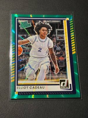 2025-26 Panini Donruss Elliot Cadeau Rated Rookie Green Lazer #48