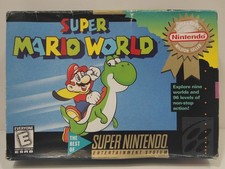 Super Mario World Super Nintendo  SNES Authentic BOX ONLY