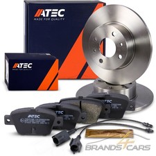 ATEC BREMSSCHEIBEN Ø252 VOLL+BREMSBELÄGE BREMSKLÖTZE HINTEN FÜR FIAT STILO 05-08