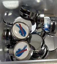 10 Pce BUFFALO BILLS Slide Charms Metal Enamel Bracelets Jewelry Making Charms