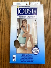 JOBST UltraSheer Natural Comp.Stockings 15-20 mmHg Thigh High  Small 122300
