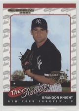 2001 Donruss The Rookies Baseball's Best Bronze Brandon Knight #R9 1h1