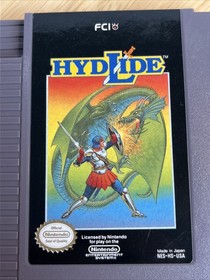 Vintage 1989 Hydlide NES Nintendo Entertainment System Authentic Tested Working