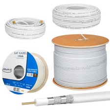 Antennenkabel SAT Kabel CSS Stahl Kupfer 4 fach 135dB Koax TV Koaxialkabel HDTV