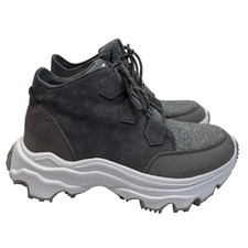 Sorel Sneaker Boot Kinetic Breakthru Caribou Womens 8 Quarry Gray WP Insulated