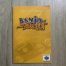 Banjo-Tooie N64 Nintendo 64 Complete in Box CIB Tested Original Authentic