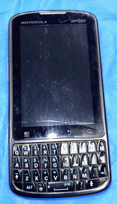 Motorola Droid Pro XT610 Smart Phone With Verizon Sim Card - READ