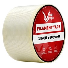 MAT Commodity Grade Fiberglass Reinforced Filament Strapping Tape - 3 in. Wid...
