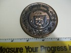 Large 105 gram bar  Souvenir of Colorado 1918 Lincoln copper penny 67mm 2 5/8in — photo 3