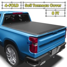 8ft Soft 4-fold Tonneau Cover For 2003-2026 Dodge Ram 1500 2500 3500 Truck Bed 8ft Soft 4-fold Tonneau Cover For 2003-2026 Dodge Ram 1500 2500 3500 Truck Bed