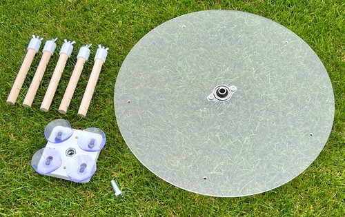 Vogel Sitzstange Rad, drehbares Vogelrad Spielzeug für kleine - mittlere Vögel, 3 oder 5 Sitzstangen - Bild 7 von 16