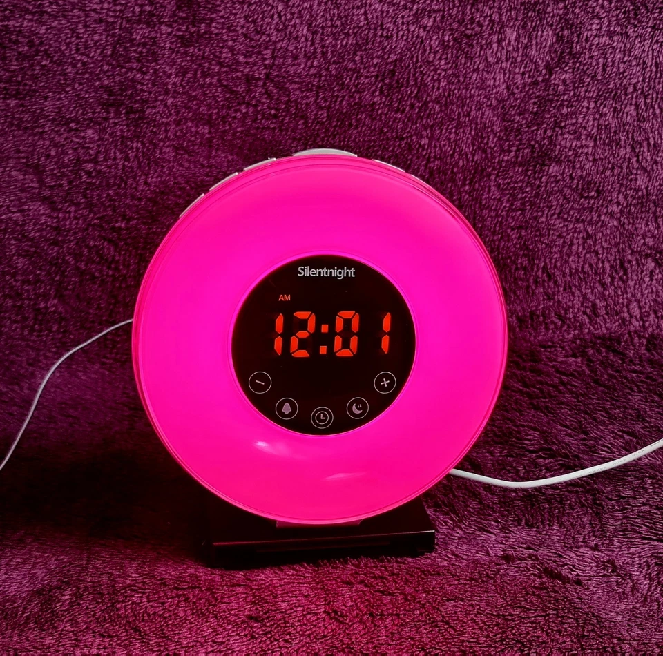 Silentnight Sunrise Sunset Wake-Up Alarm Clock 38080 Model JW-6639F  - Image 3 of 4