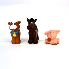 Fisher Price Little People Farm Animals Lot Horse Pig Cow