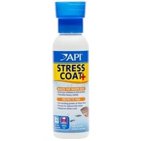 API STRESS COAT Aquarium Water Conditioner 4-Ounce Bottle (85B)