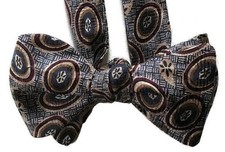 Handcrafted Silk Bowtie - Tapestry - One-of-a-Kind - Pre-tied or Self-tie
