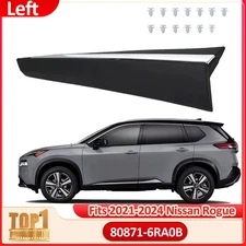 Fits 2021-2024 Nissan Rogue Door Trim Chrome Molding Front Left Driver Side