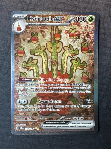Hydrapple ex 167/142 Sv07: Stellar Crown Holo Pokemon Near Mint