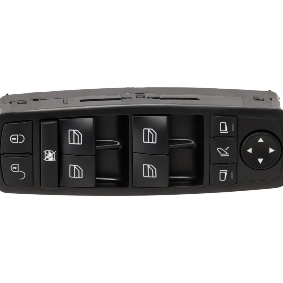 Interruptor de ventana del lado del conductor delantero negro para Mercedes-Benz B200 2006-2011 | Plástico Foto 3 de 4