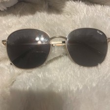 Quay Australia Black Glasses UV Protection Unisex Sunglasses