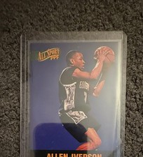 1996 All Sport PPF Allen Iverson Rookie Card #121. rookie card picture