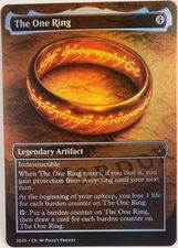 The One Ring FOIL Proxy Playtest Card with Custom Fantasy Art