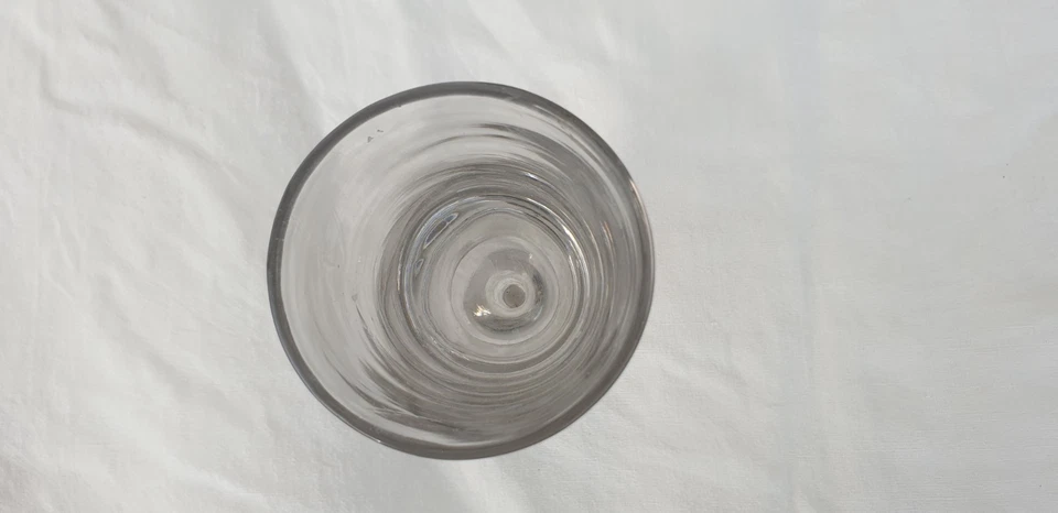 Ancien grand verre à absinthe vers 1900 en verre épais hauteur 17,3 cm - Photo 3/4