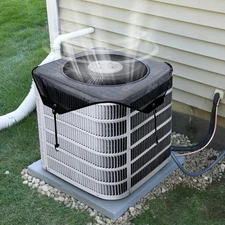 Outside Air Conditioner Mesh Cover Vinyl for Units AC Top Protector**