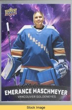 2025-26 Upper Deck PWHL Showcase Purple /250 Emerance Maschmeyer #17 READ 0lr0
